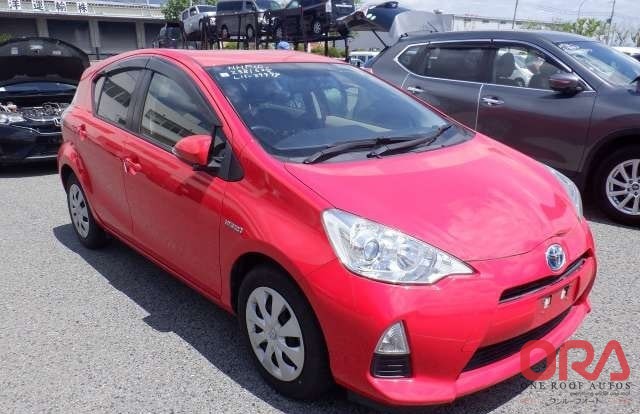 2014 TOYOTA AQUA G 2014 RED TOYOTA AQUA G 2014 RED for Sale